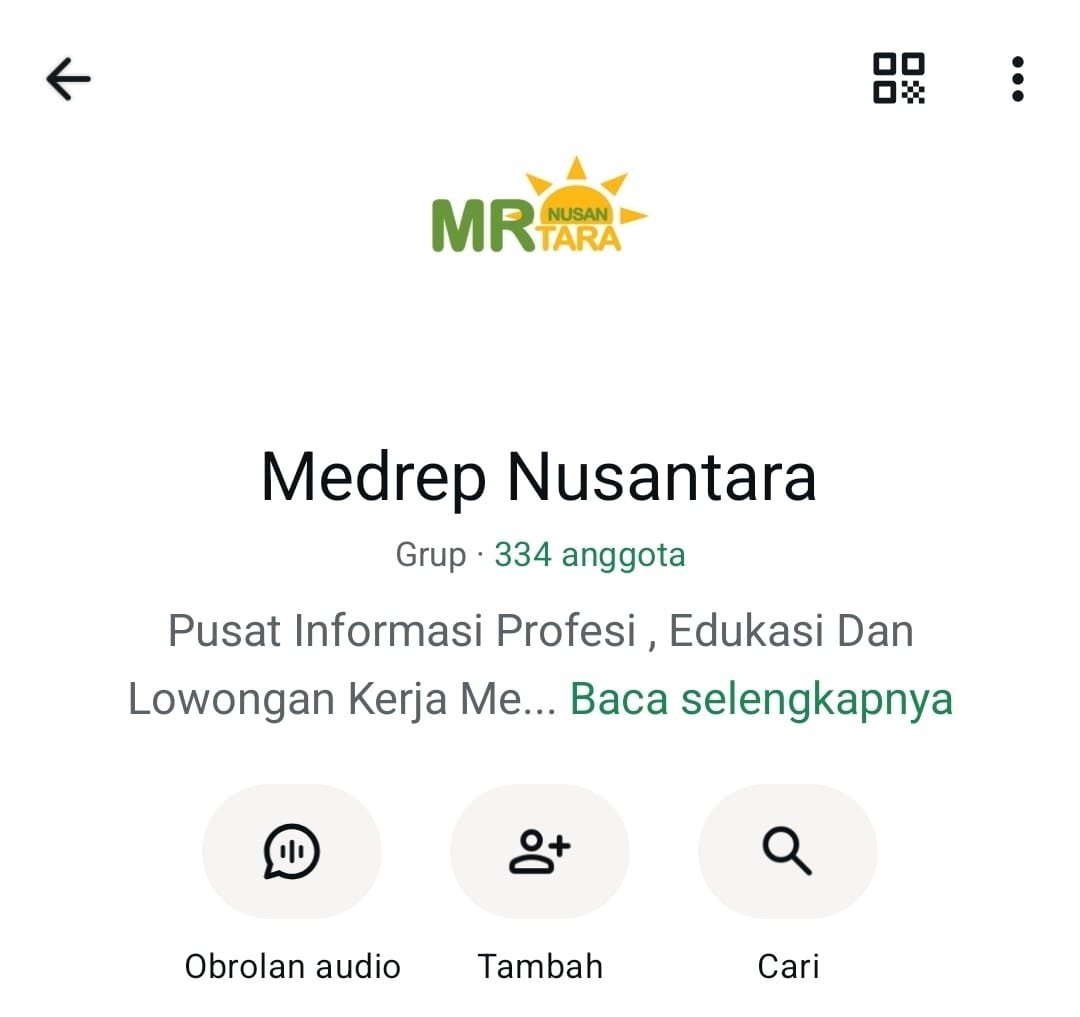 Grup WhatsApp Medrep Nusantara